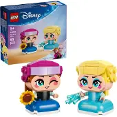 LEGO | Disney La Reine des Neiges 43284 Miniatures Anna et Elsa - Jeu de construction
