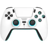 Freaks and Geeks Manette sans fil Bluetooth Blanc pour PS5