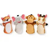 Melissa & Doug Hand Puppets Zoo Friends Hand Puppet Multicolore Enfants