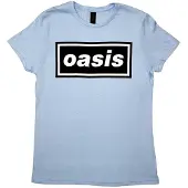 Oasis T-Shirt Decca Logo Femme Bleu - Taille XXL
