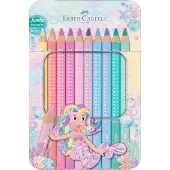 Faber-Castell Faber-Castel Crayons de couleur - Sparkle Jumbo - 10 pièces - - UneTaille - Set de Coloriage