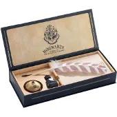 Noble Collection Réplique de la plume de Poudlard de Harry Potter avec papier de Poudlard 31 cm