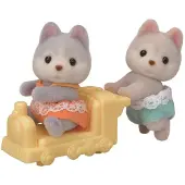 Sylvanian Families Playset Les jumeaux husky