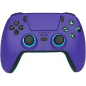 Trade invaders Manette sans fil Violet pour PS5 PS5 Slim PC Android et iOS