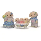 Sylvanian Families Rabbit Family Flower Figure Bleu Enfants