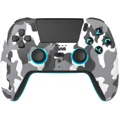 Freaks and Geeks Manette Sans Fil Bluetooth Led White Camo Ps5