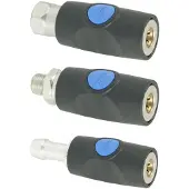 Prevost Raccord Rapide Sécurisé 8mm Connexion Pneumatique Sécurisée Pour Flexible ø8mm -