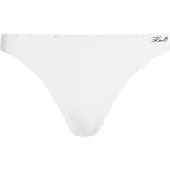 Karl Lagerfeld Bas de bikini ' Strukturierte Bikinihose mit Perlen ' crème