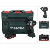 Metabo SSW 18 LT 300 BL Visseuse à choc sans fil 18 V 300 Nm Brushless + 1x batterie 4,0 Ah + metaBOX - sans chargeur