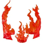 Good Smile Company Kit d'accessoires The Simple Effect pour figurines Flames : Rouge