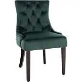 CLP Chaise de salle à manger Aberdeen velours