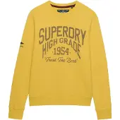Superdry Sweat-shirt brun foncé / curry