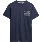Superdry T-Shirt bleu marine