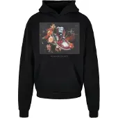 Mister tee Sweat-shirt orange / rouge / noir / blanc