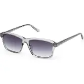 GUESS Lunettes de soleil GU00236, modèle gris brillant, taille 51/14/140, pour adolescents