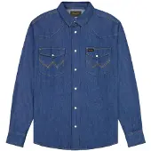 Wrangler Western Long Sleeve Shirt Bleu 3XL Homme