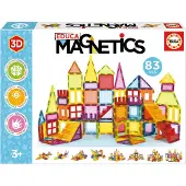 Educa Magnetics Construction Game 83 Pieces Multicolore Enfants