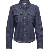 ONLY Chemisier 'ONLCharlize' bleu foncé