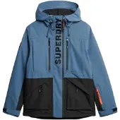 Superdry Veste de sport 'Ultimate Freestyle' bleu / noir