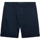 Superdry Femme Short Chino Coupe Décontractée Navy Taille: 34