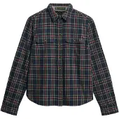 Superdry Chemisier marine / vert foncé / bourgogne / blanc
