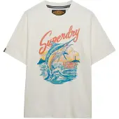 Superdry T-Shirt 'Maritime' bleu / jaune / rouge / blanc