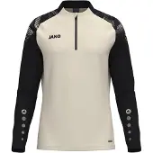 Jako Ziptop Sonic blanc cassé/noir 164