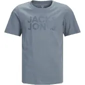 Jack & jones Junior T-Shirt 'JJEcorp' opal / bleu-gris