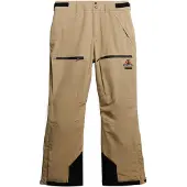 Superdry Pantalon fonctionnel noisette / noir