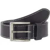 Wrangler Stitched Belt Noir 85 cm Homme