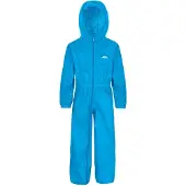 Trespass Button - Combinaison de pluie unie pour enfant Bleu