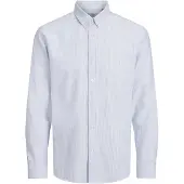 JJ REBEL Chemise 'JREBOSCAR' bleu clair / blanc
