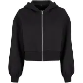 Build Your Brand Oversized Full Zip Sweatshirt Noir M Femme