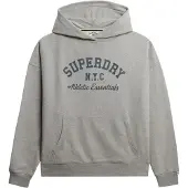 Superdry Sweat-shirt 'Athletic Essentials' bleu / gris chiné