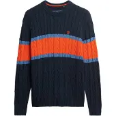Superdry Pull-over bleu / marine / orange