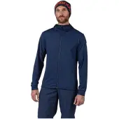Rossignol Mid Layer Stretch Full Zip Sweatshirt Bleu S Homme