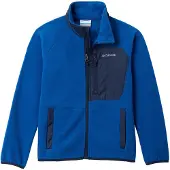 Columbia - Polaire zippée - Fast Trek V Full Zip Mountain Blue Collegiate Navy en Nylon - Taille Enfant 158,5