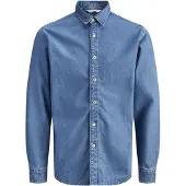 Jack & jones Junior Chemise 'JJEStanley' bleu denim