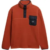 Superdry pour homme. M2014283A Fuji Popper polaire orange (L), Casuel, Polister recyclé, Durable