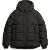 Superdry Veste d’hiver noir / blanc