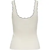 ONLY Tops en tricot 'JDYNANNA' noir / blanc cassé