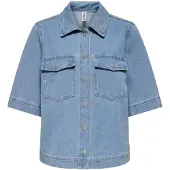 ONLY Belle SS Denim Shirt Femmes