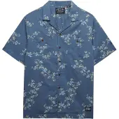 Superdry Chemise saphir / azur / gris / vert pastel