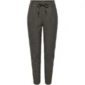 ONLY Pantalon à pince noir / blanc naturel
