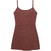 Superdry Printed Cami Mini Sleeveless Short Dress Rose XL Femme