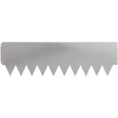 vidaXL Bordure de pelouse, 10 pièces, en métal