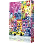 Educa Puzzle New York par Car Pintos - 1000 pièces