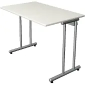 Kerkmann Büromöbelfabrik Smart office Bureau blanc rectangulaire (100 x 60 x 75 cm)