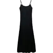 Superdry Robe Longue Sans Manches Bias Cut Maxi Slip