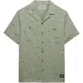 Superdry Chemise vert / noir / blanc